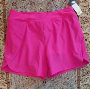 LAND'S END HOT PINK SWIM SHORTS - Small - NWT